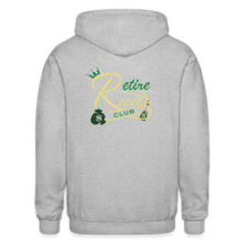 Load image into Gallery viewer, Retire Rich Club Zip Hoodie - heather gray