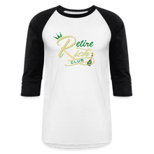 Load image into Gallery viewer, RRC Unisex Baseball T-Shirt - white/black