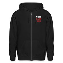 Load image into Gallery viewer, TRi-01 Men Zip Hoodie - black
