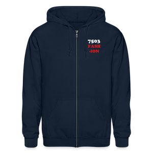 TRi-01 Men Zip Hoodie - navy