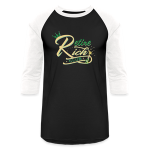 RRC Unisex Baseball T-Shirt - black/white